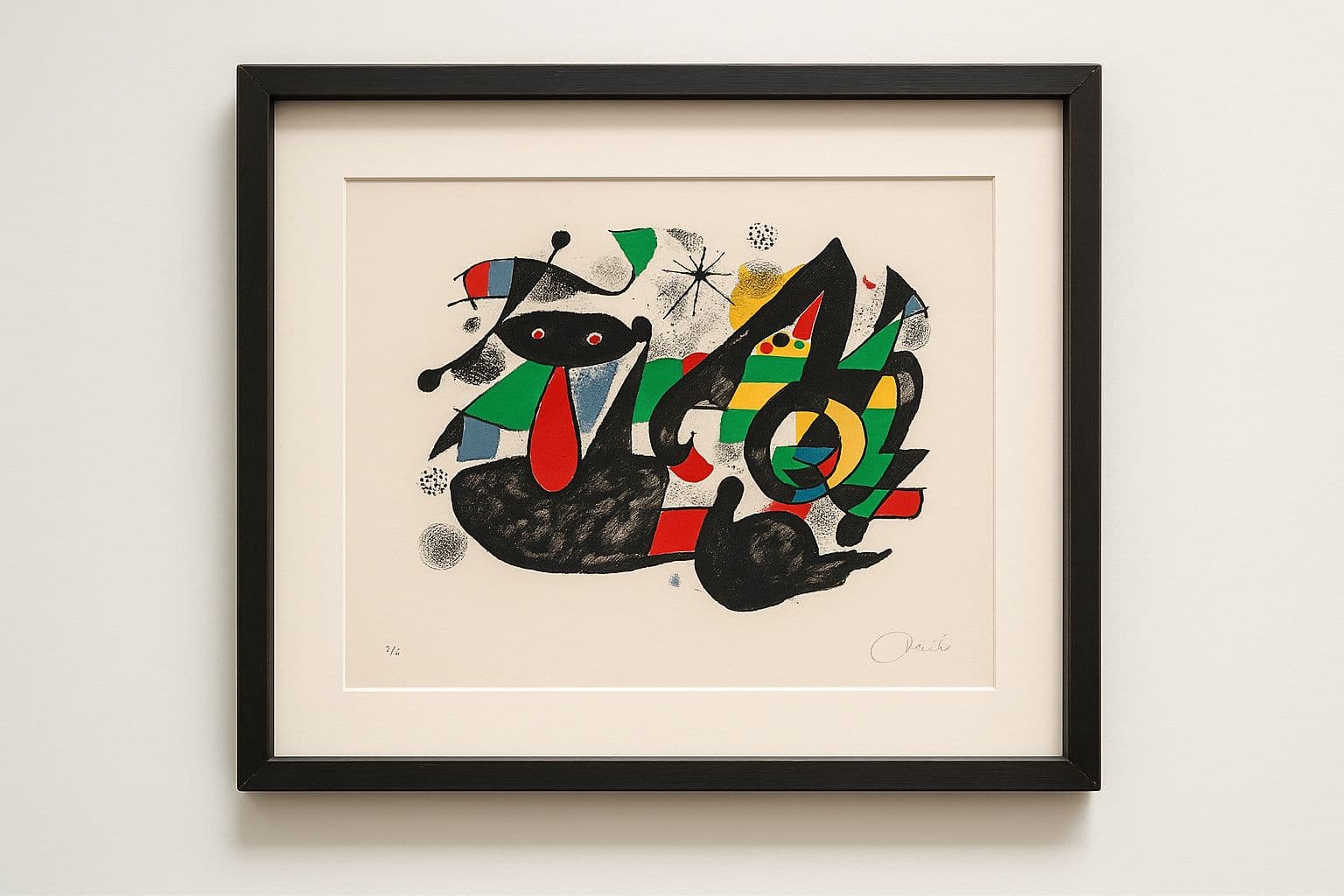 Untitled by Joan Miro, from the collection