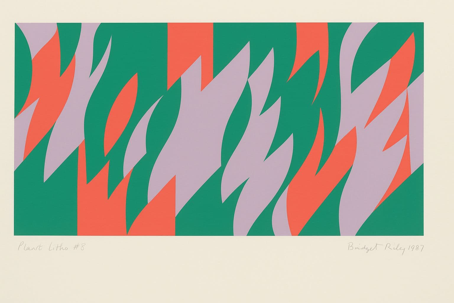 Op-art print from the collection